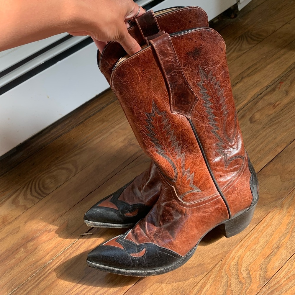 Vintage Cowboy Boots - Larry Mahan
